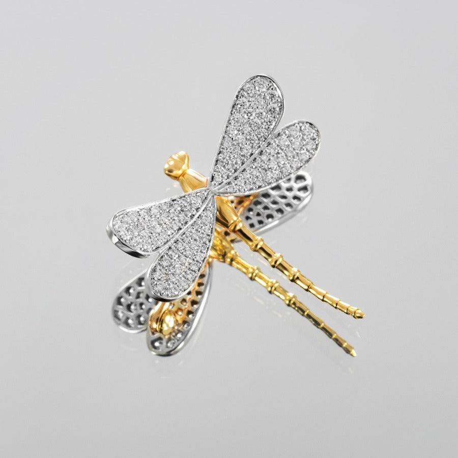 Broche grande libellule