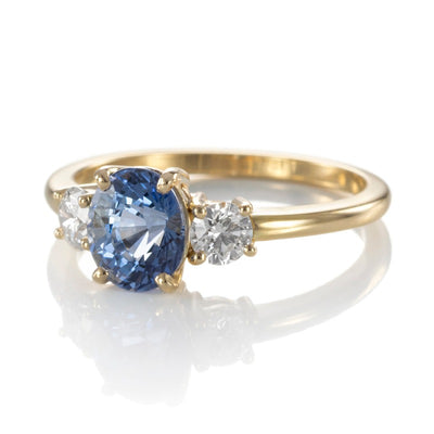 Bague Capucine Saphir bleu clair