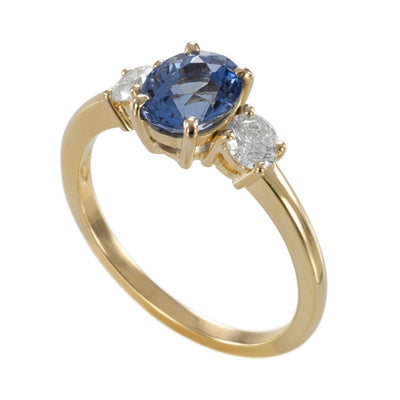 Bague Capucine Saphir bleu clair