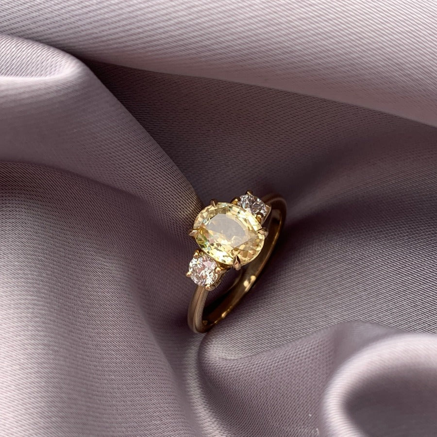 Bague Capucine Saphir jaune