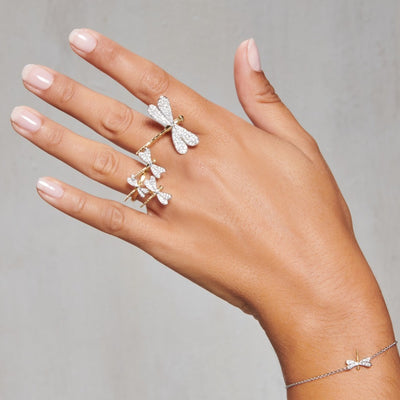 Bague Mère & Fille Libellules