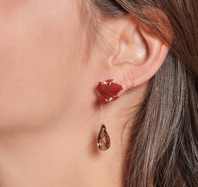 Boucles d'oreilles automne