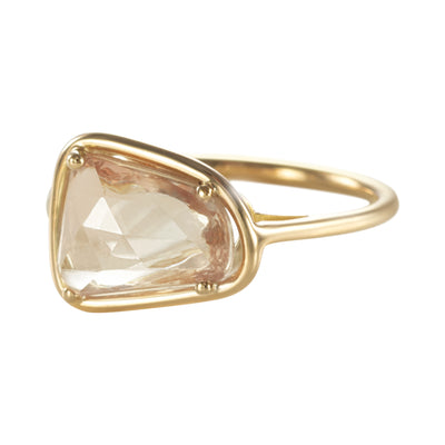 Bague "Pétales de saphirs Maxi" - Saphir rose-orange