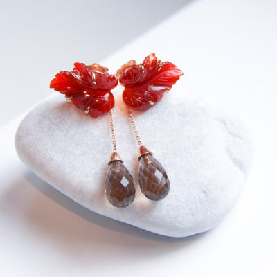 Boucles d'oreilles automne